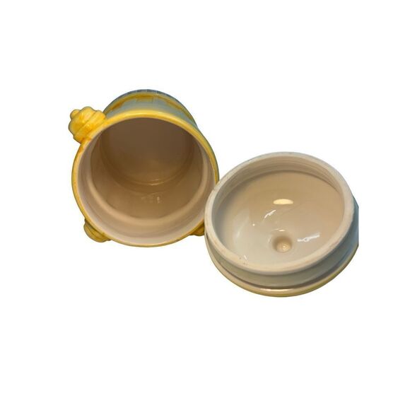 Design Studio 10" Ceramic Fire Hydrant Yellow Cookie Jar - Picture 9 of 9